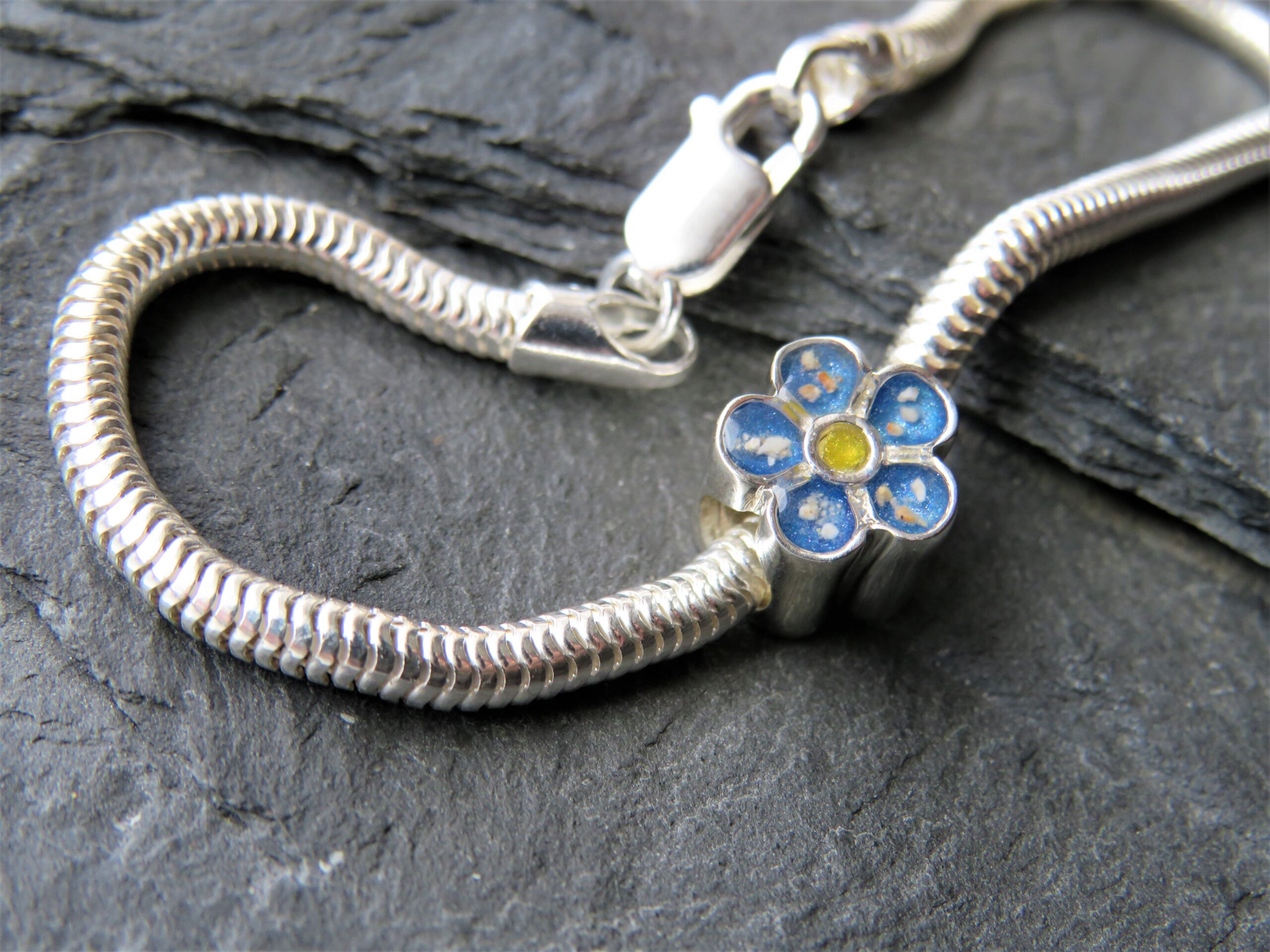 forget me not ashes in resin charm forget me not ashes in resin charm