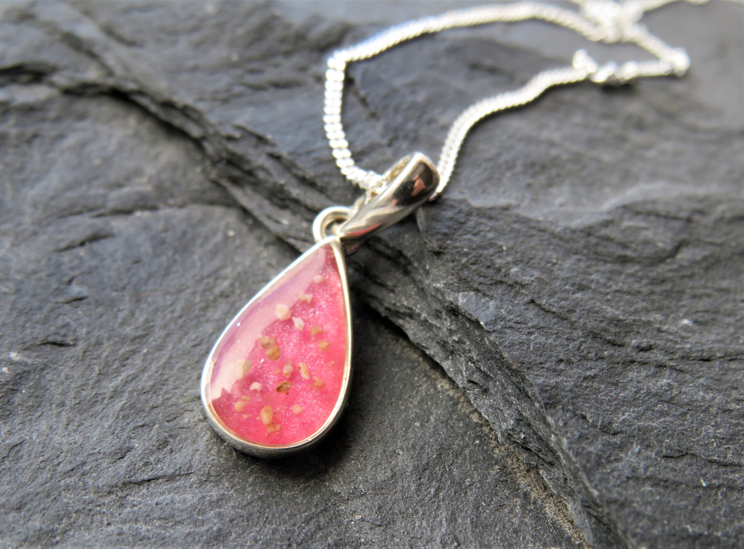 tear drop ashes in resin pendant tear drop ashes in resin pendant